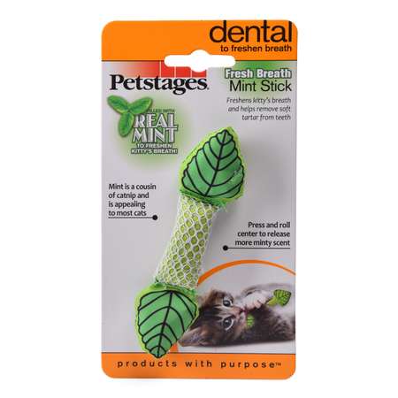 Игрушка для кошек Petstages Dental Мятный листик 335YEX