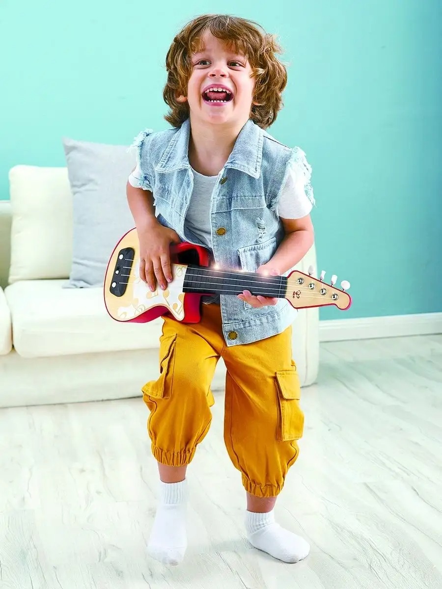 Игрушка музыкальная Hape Гавайская гитара гитара - фото 3