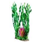 Растение для аквариума Пижон Аква на платформе в виде коряги 30 см зелёное