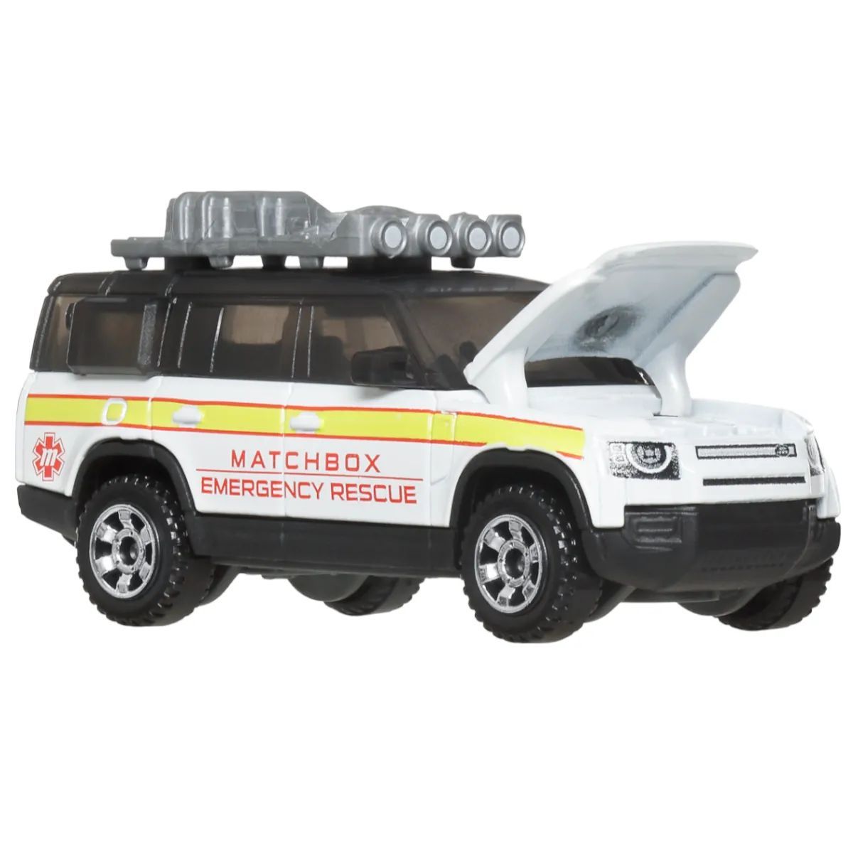 Автомобиль Matchbox Land Rover Defender 130 FWD28 - фото 3