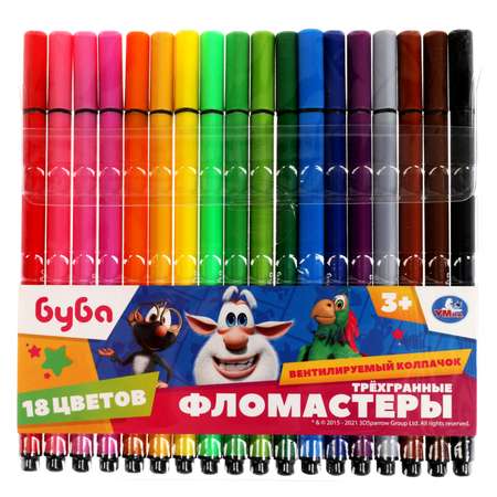 Фломастеры УМка 18 цв.