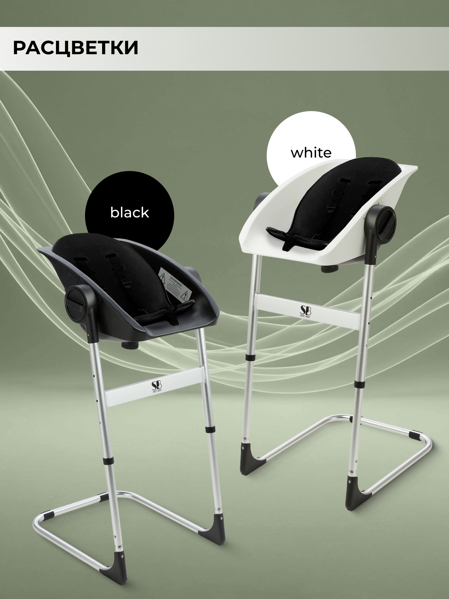 Сиденье для купания Sweet Baby Charli Chair+ White белый - фото 11