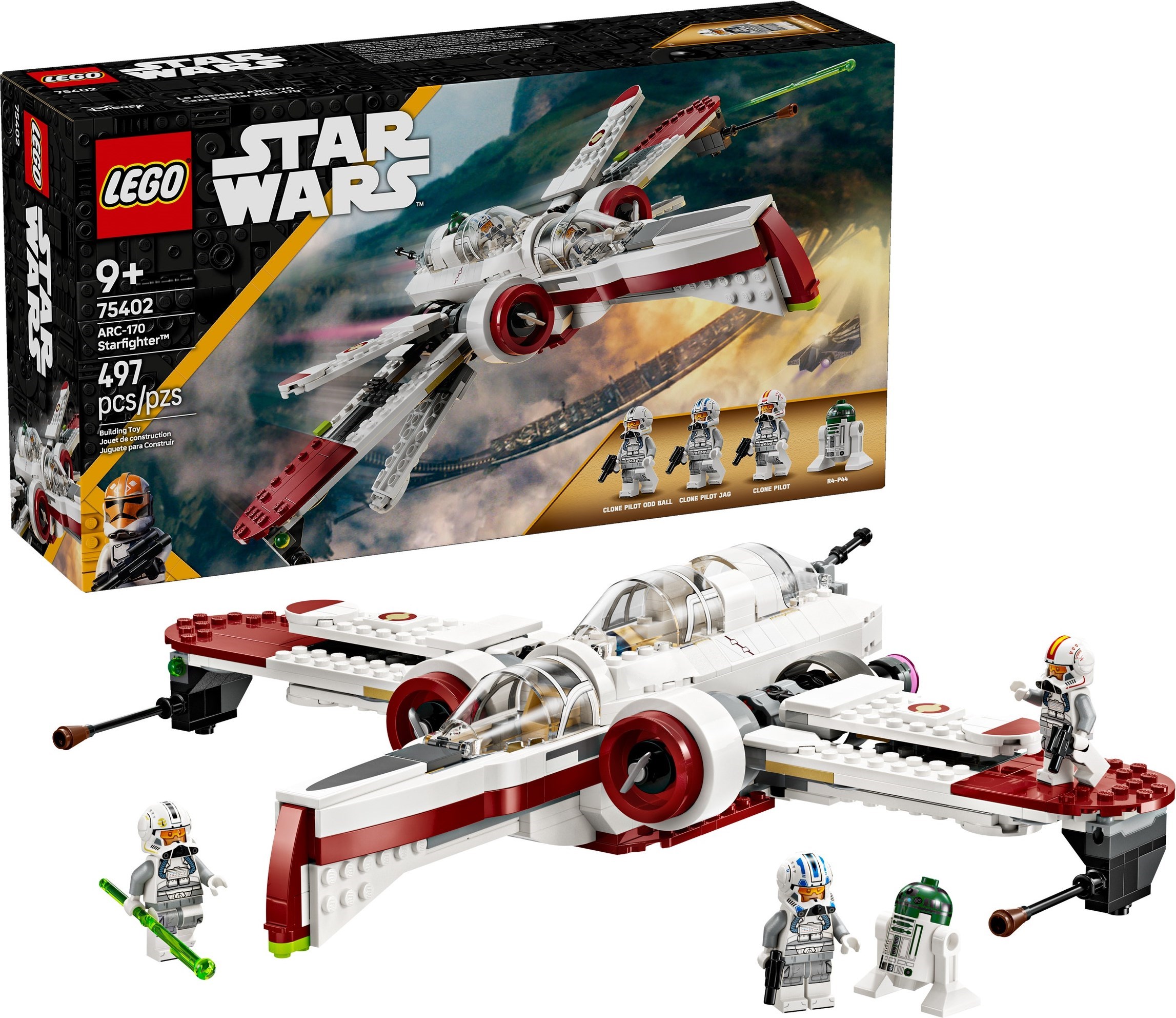 Конструктор LEGO Star Wars Звездный истребитель 75402 497 дет. - фото 1