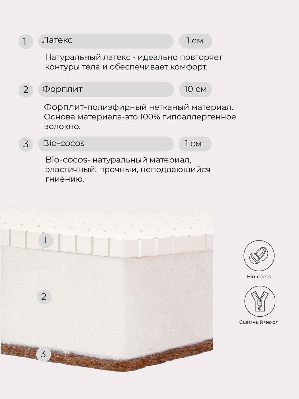 Матрас Rant Sandy 60х120 - фото 3