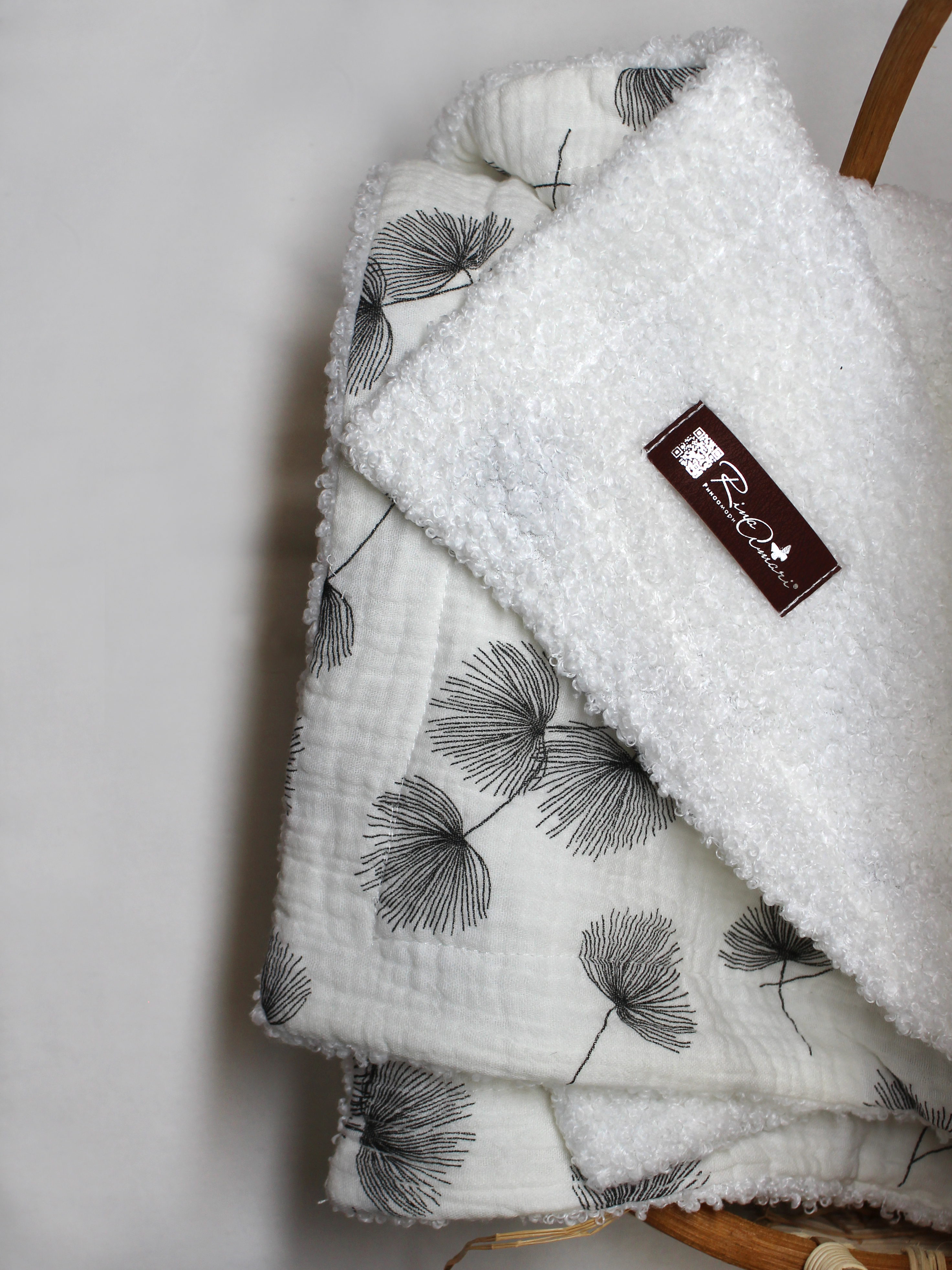 Плед RinaAmari Сахар 100 x 75 см хлопок - фото 4