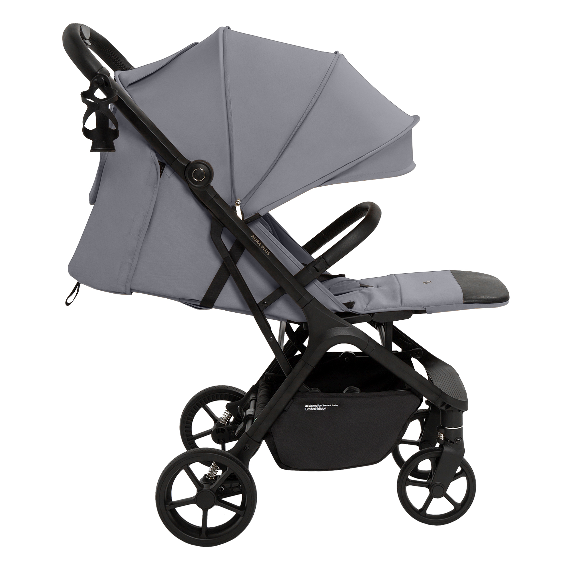 Коляска прогулочная Sweet Baby серый - фото 22