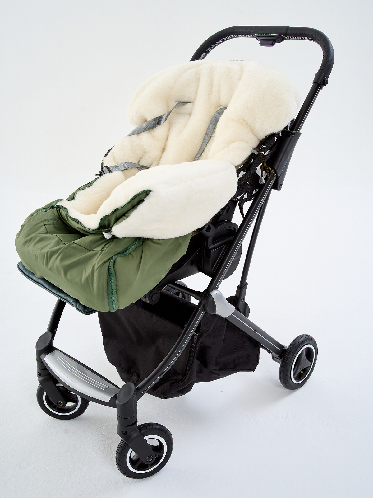 Конверт в коляску Осьминожка Трансформер зеленый - фото 9