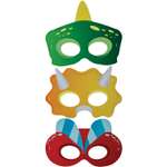 Маска Веселая затея Динозаврики 3 шт.
