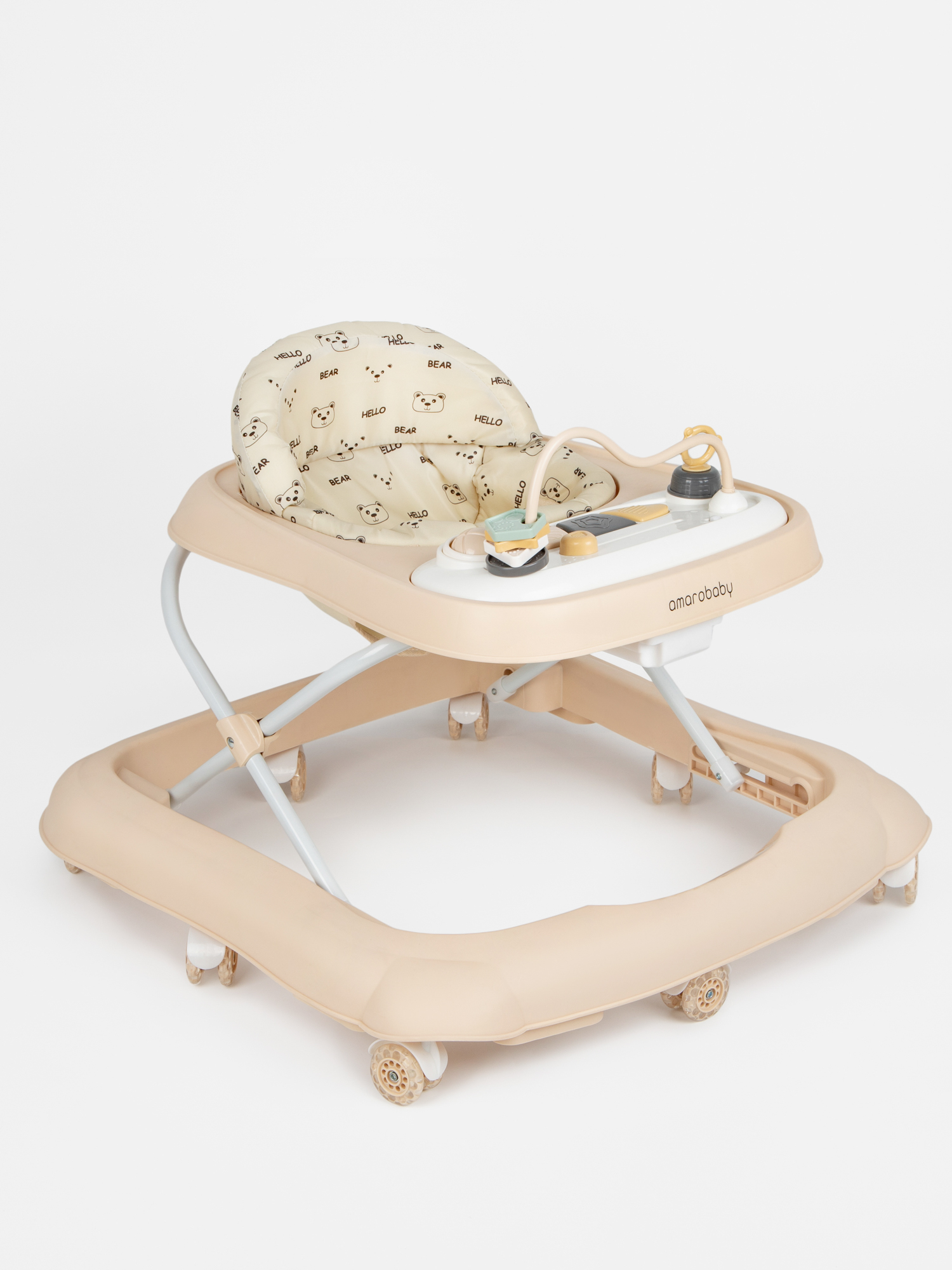 Ходунки Amarobaby Бежевый бежевый в ассортименте - фото 11