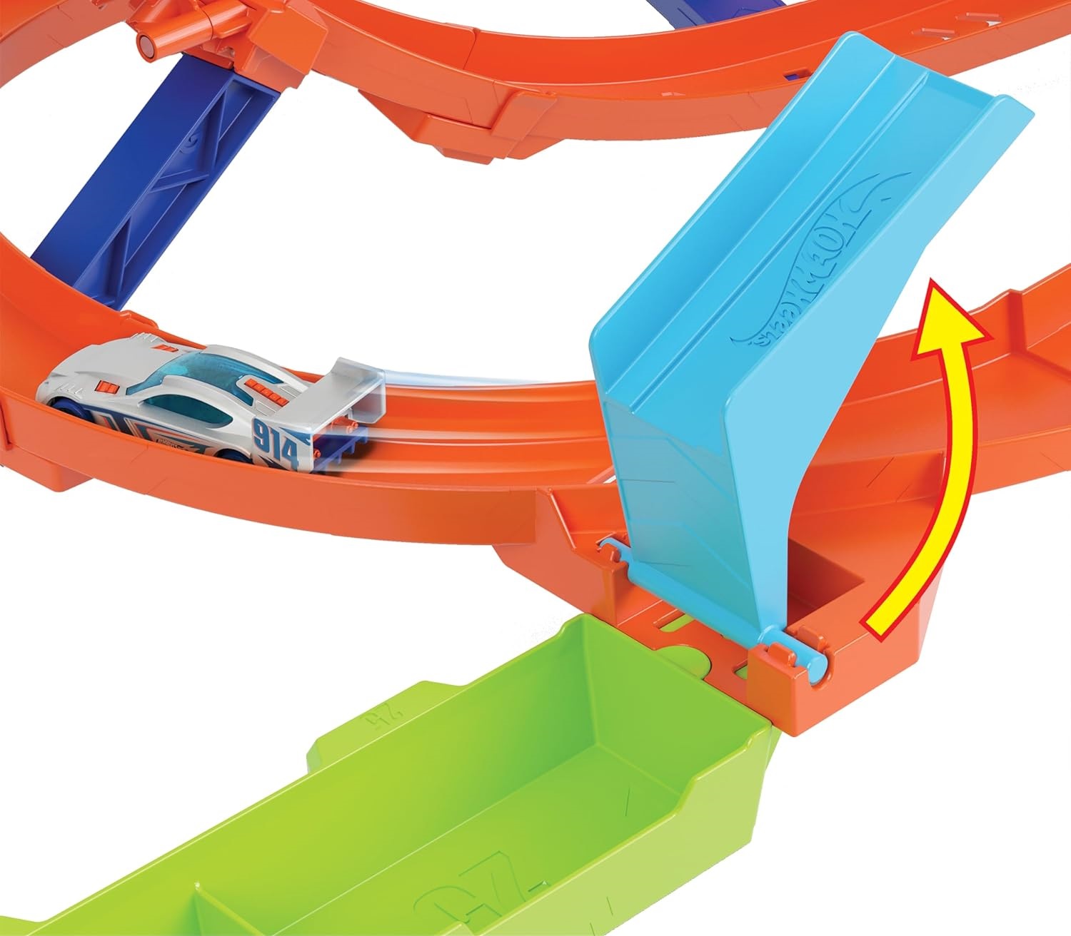 Трек Hot Wheels Loop Cyclone Challenge HXM94 - фото 3