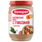Пюре Semper Рагу картофель-говядина с 10 мес 190 г