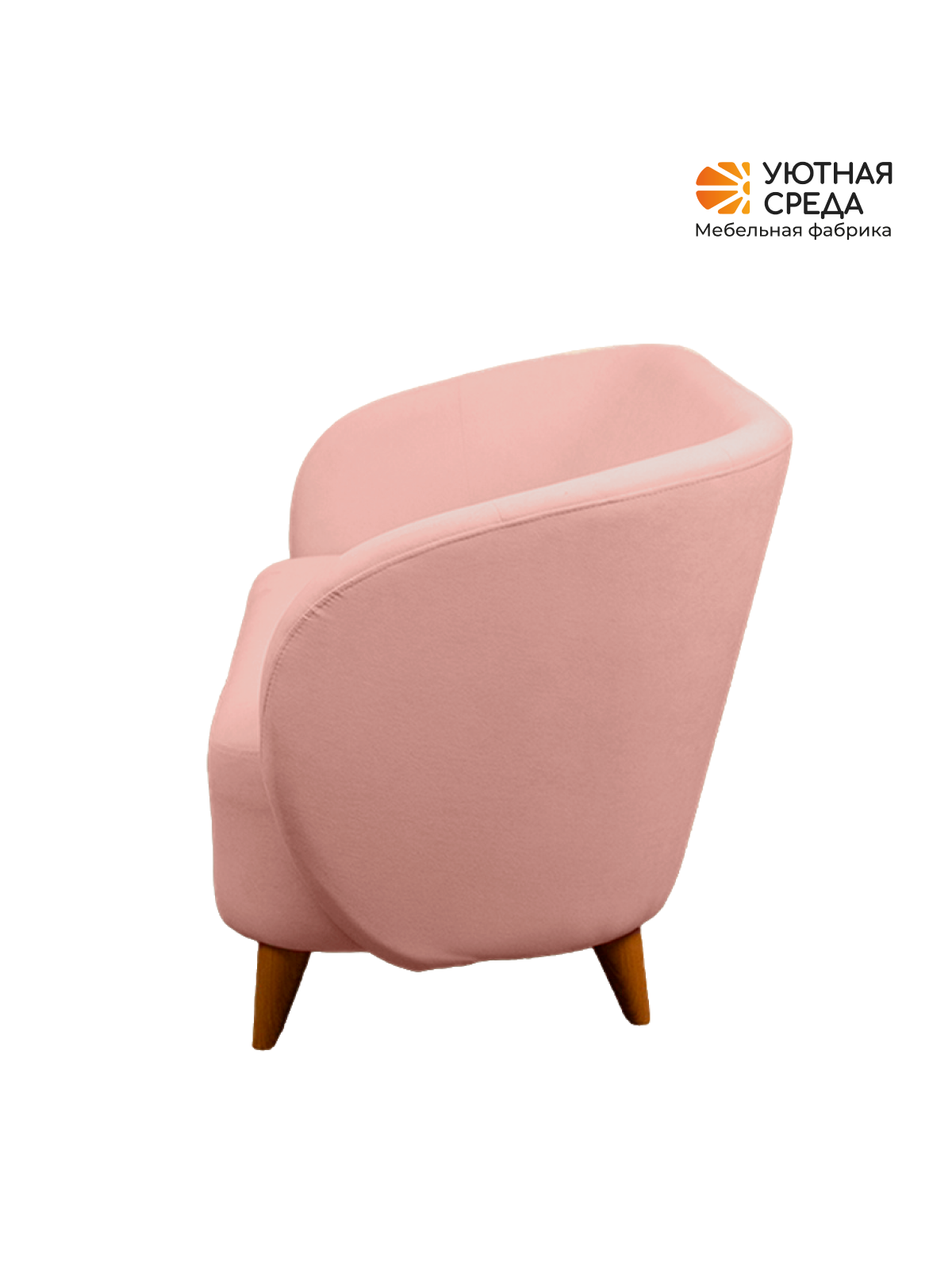 Диван Уютная среда розовый велюр розовый - фото 17