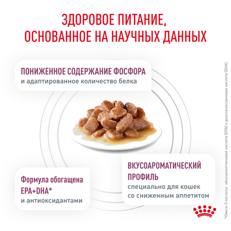 Корм для кошек ROYAL CANIN Renal with beef для поддержания функции почек 85г