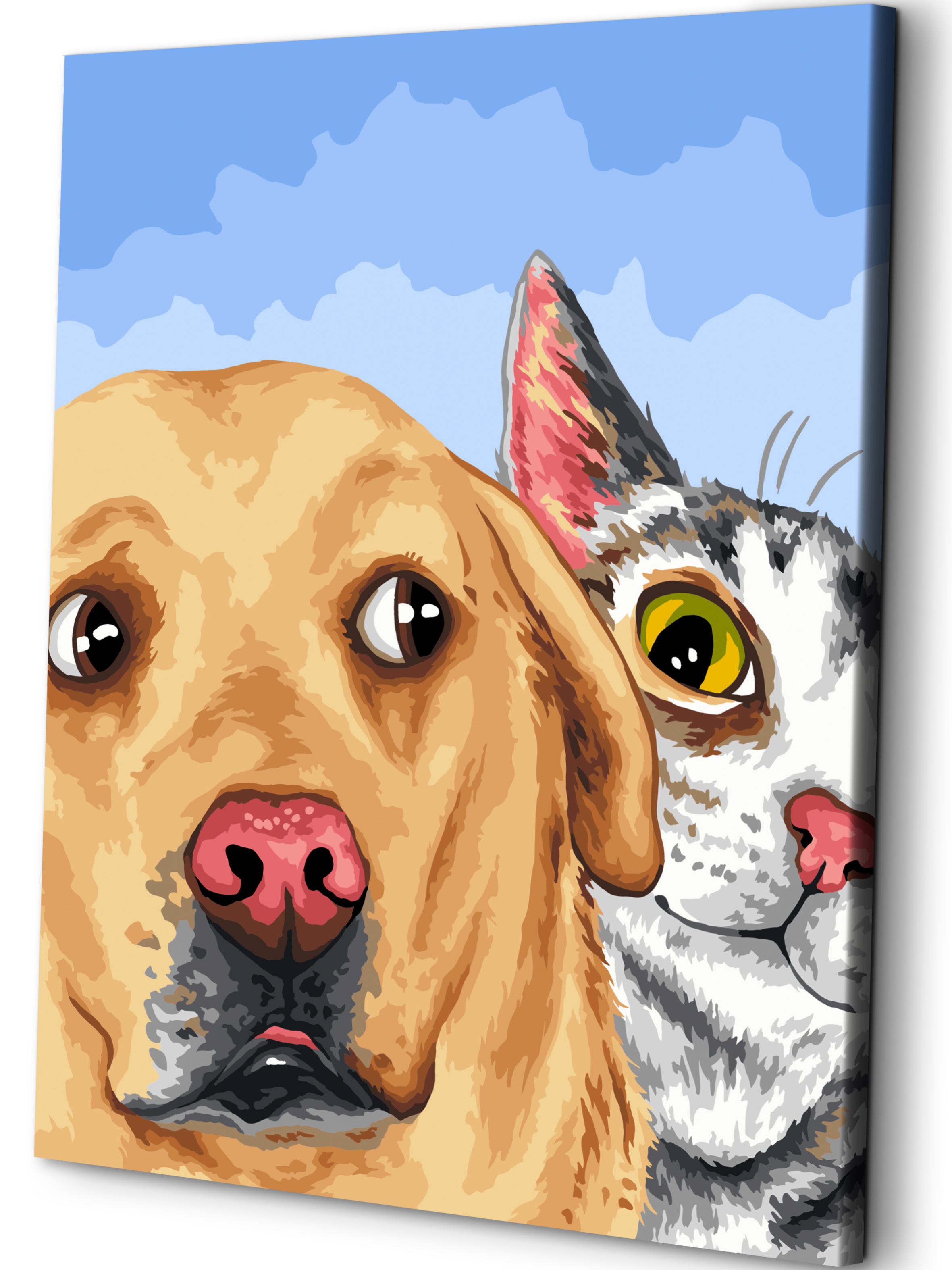 Картина по номерам Art sensation Друзья в ассортименте - фото 1