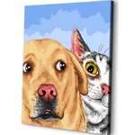 Картина по номерам Art sensation Друзья в ассортименте