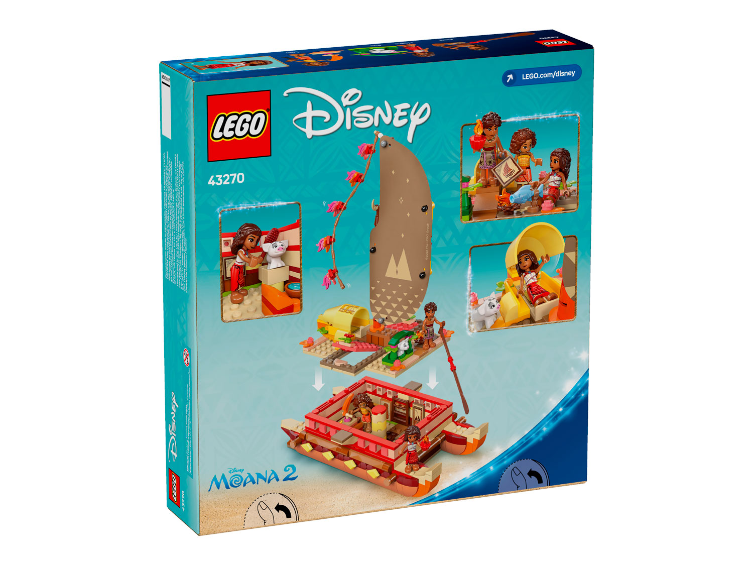 Конструктор LEGO Disney Princess Моана 529 дет. - фото 6