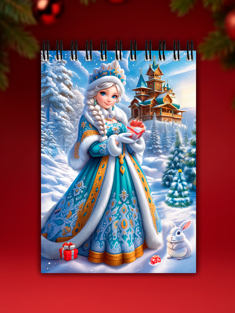 Блокнот Prof-Press Новогодние открытки 32 лист. - фото 13