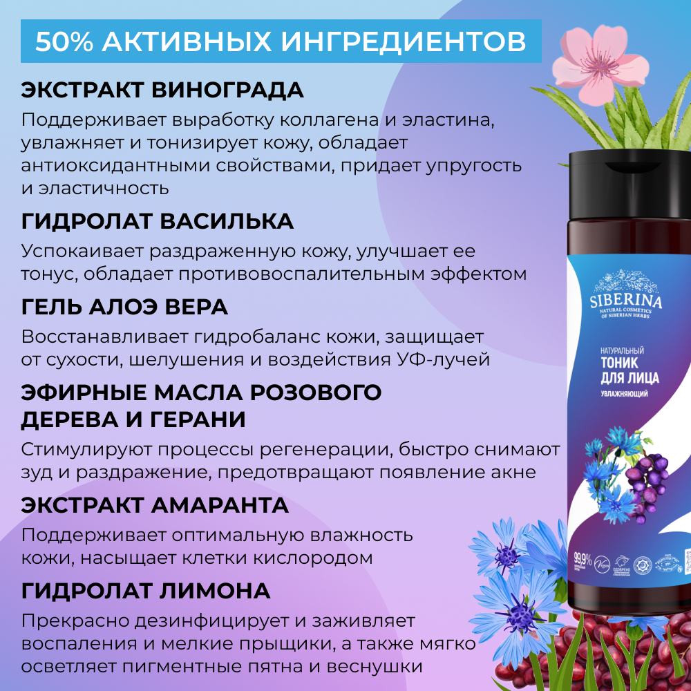 Тоник Siberina 200 мл - фото 4