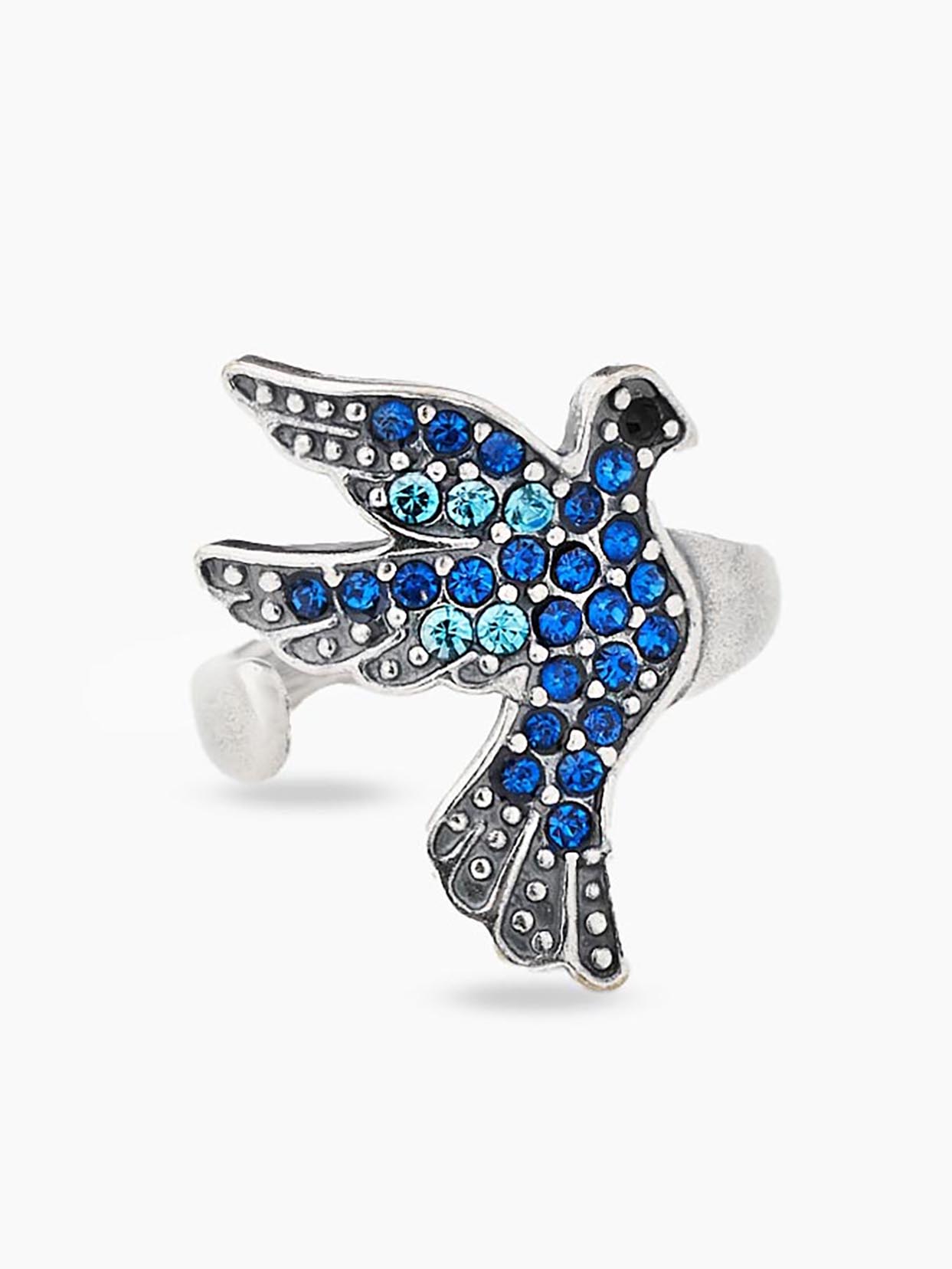 Кольцо Shine and Beauty 80092-417-к-синиестр - фото 1