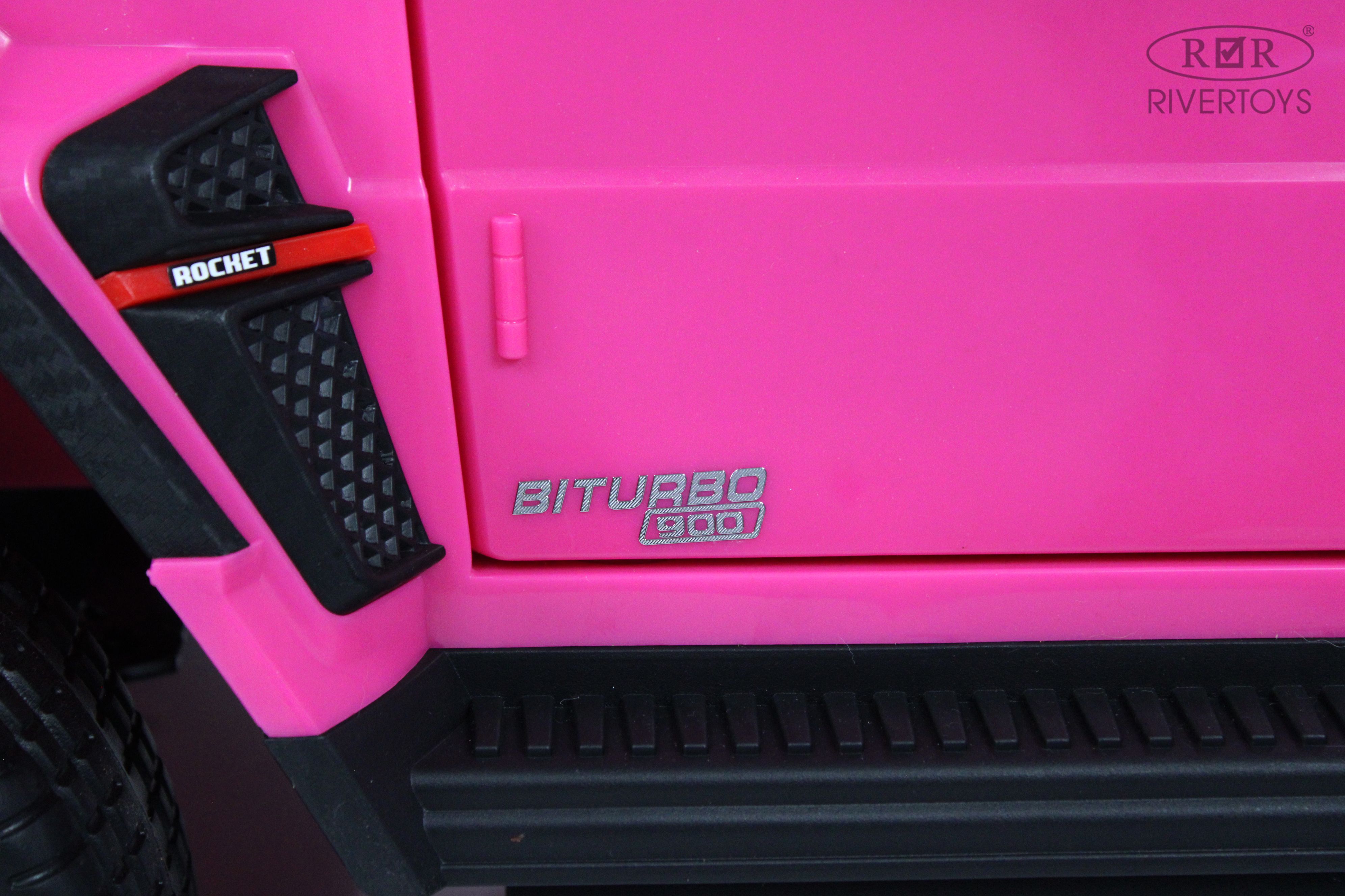 Электромобиль RIVERTOYS Mercedes Z999ZZ-PINK С пультом ДУ - фото 15
