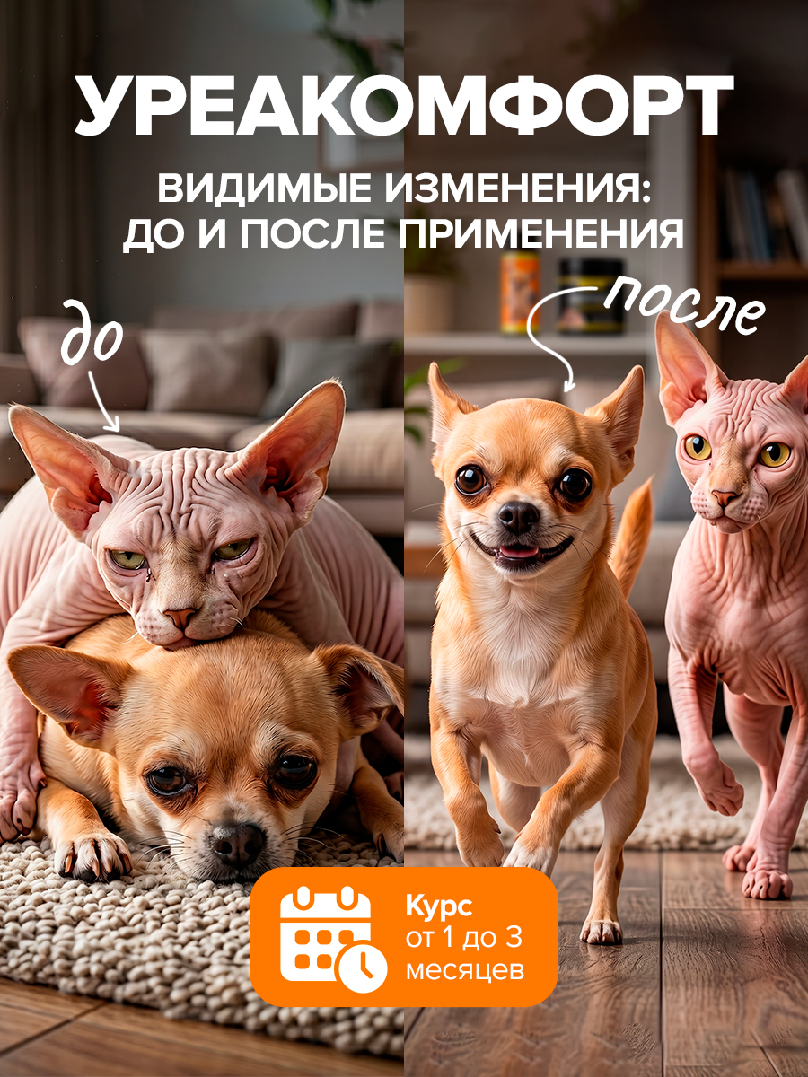 Кормовая добавка Pets health Поддержка мочеполовой системы и почек профилактика цистита снижение мочевины - фото 8