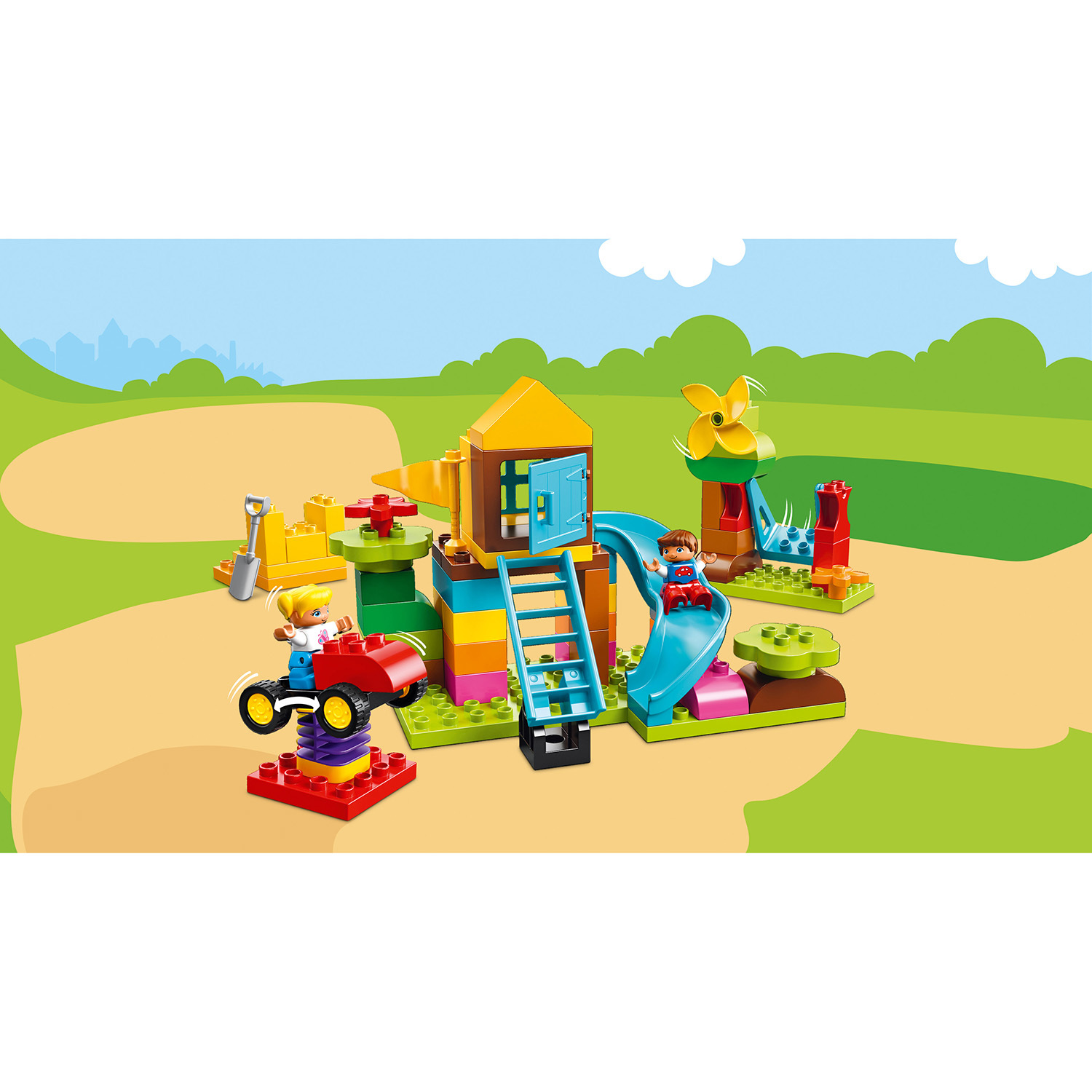 Конструктор LEGO DUPLO Большая игровая площадка блочный - фото 4