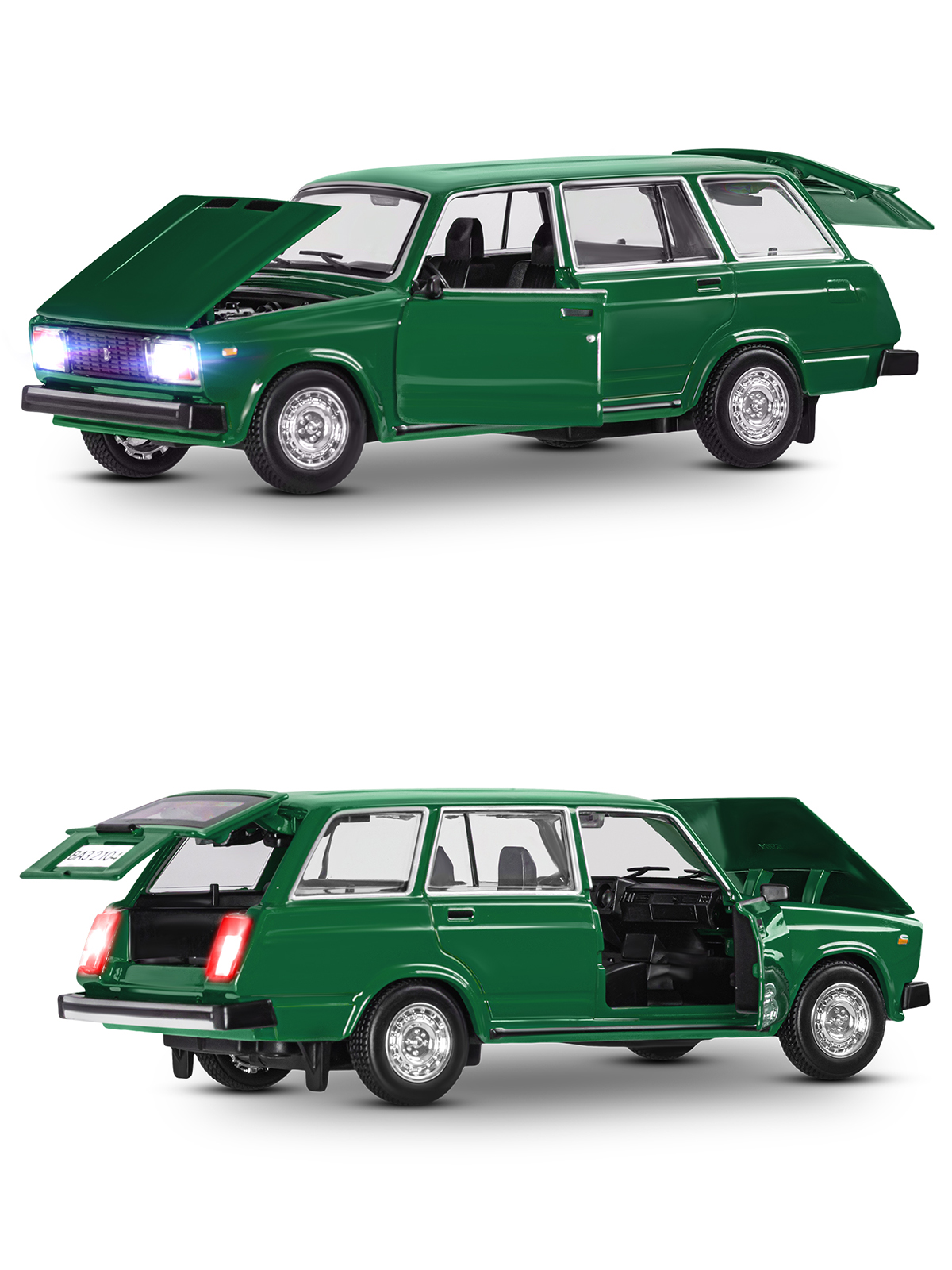 Автомобиль АВТОпанорама ВАЗ 2104 1:24 JB1200167 - фото 11