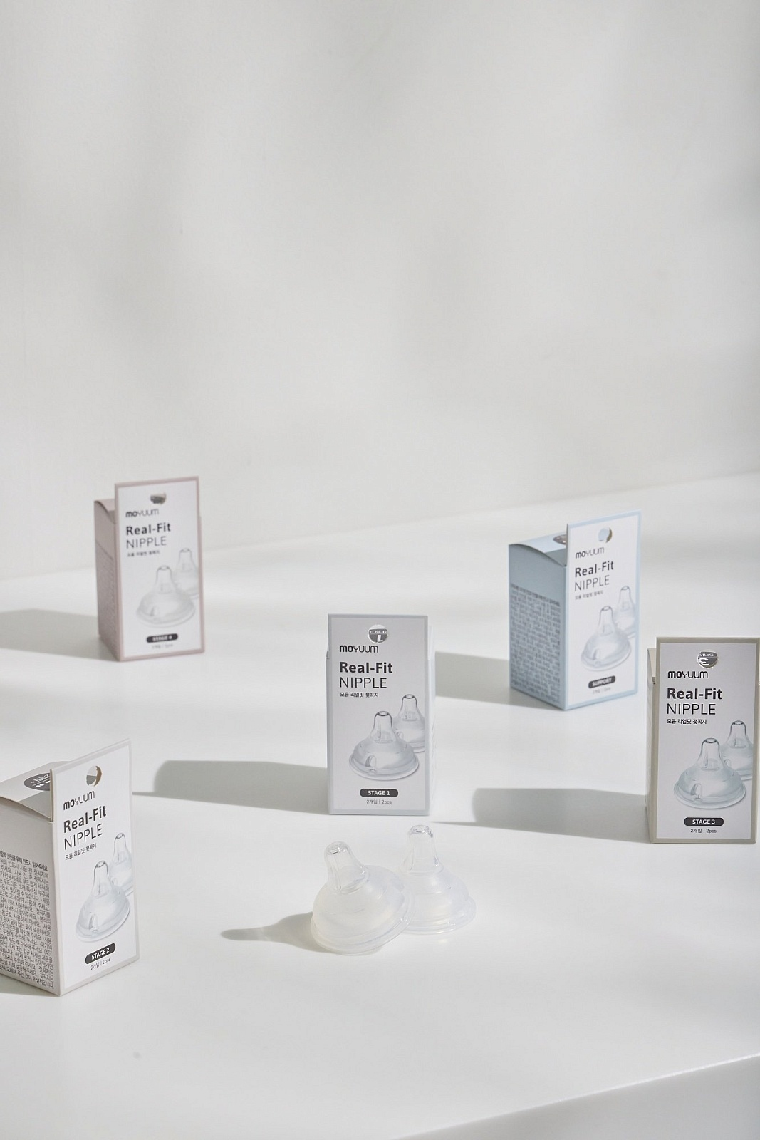 Соска MOYUUM Anti-Colic силикон M (средний поток) 2 шт. - фото 9