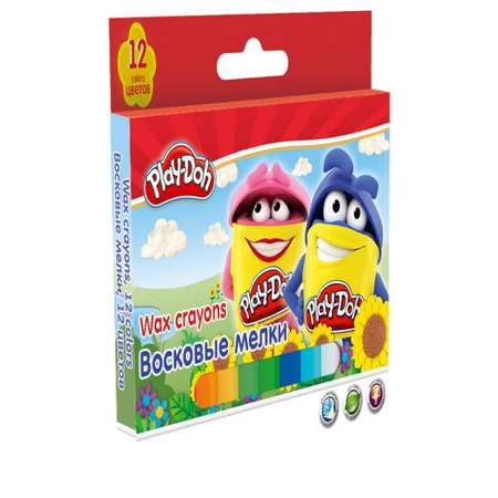 Восковые мелки Kinderline 12 шт.