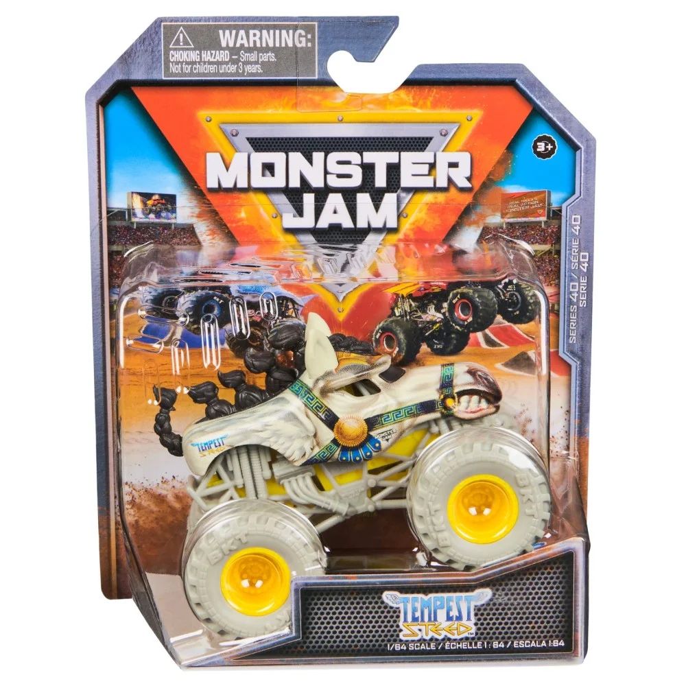 Монстр-трак Monster Jam 1:64 Tempest Steed 1:64 6044941 - фото 5
