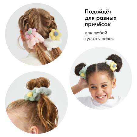 Резинка для волос Happy Baby большая мягкая розовая