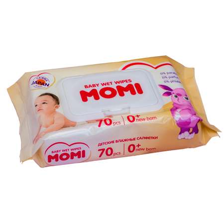 Влажные салфетки Momi 70 шт.