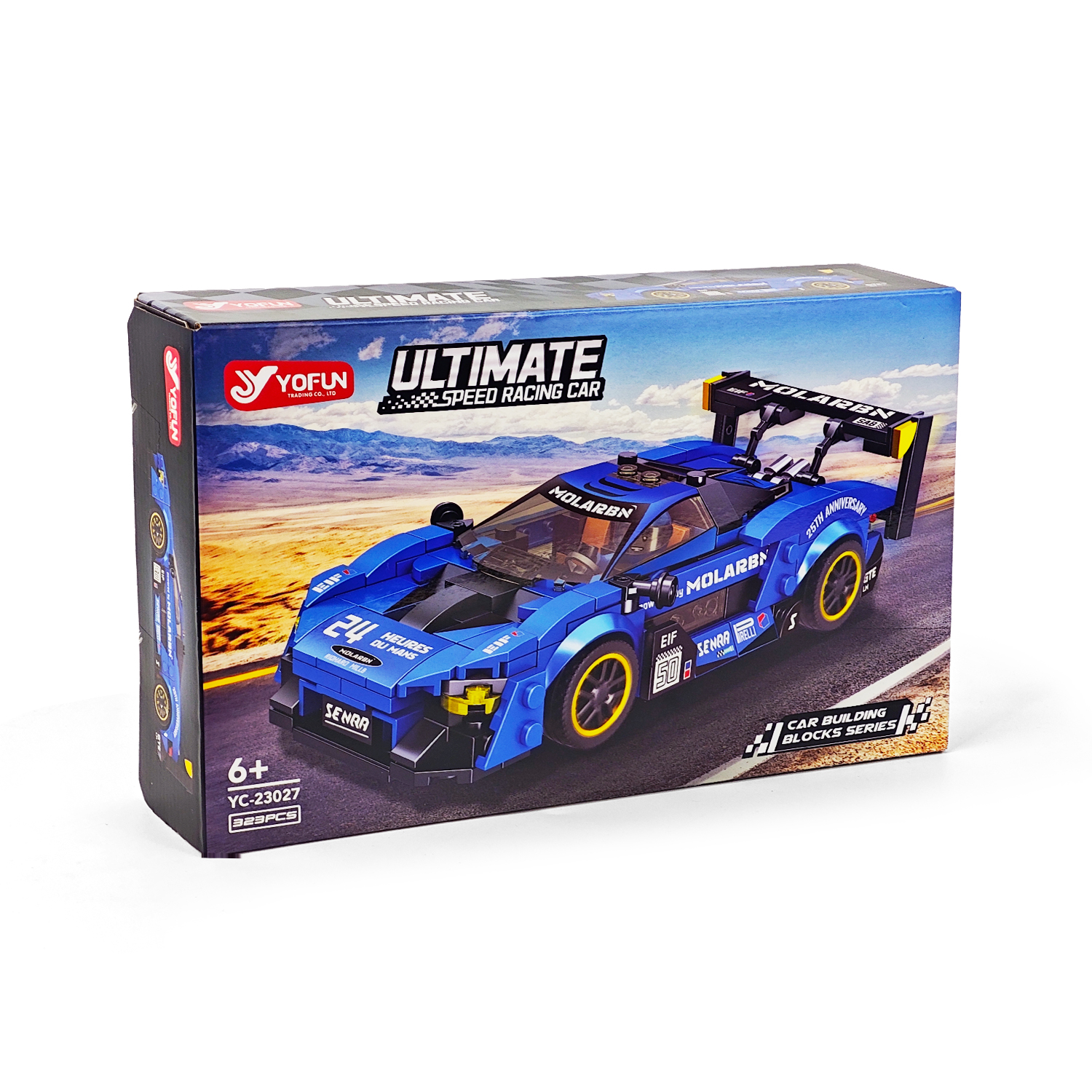 Конструктор Гоночная машина 323 дет. - фото 2