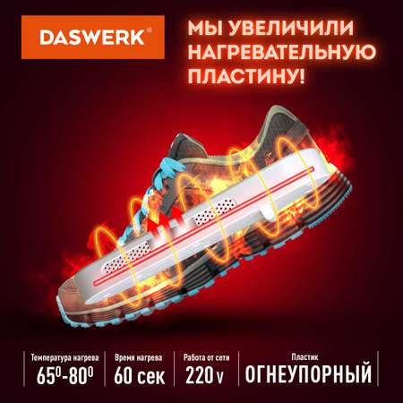 Cушилка для обуви DASWERK электрическая от запаха
