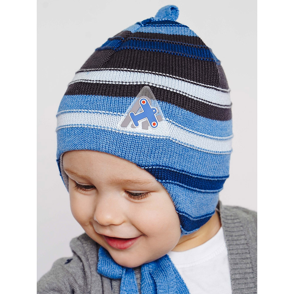 Шапка ПриКиндер B-Sp2148 Цвет: Джинса - фото 10