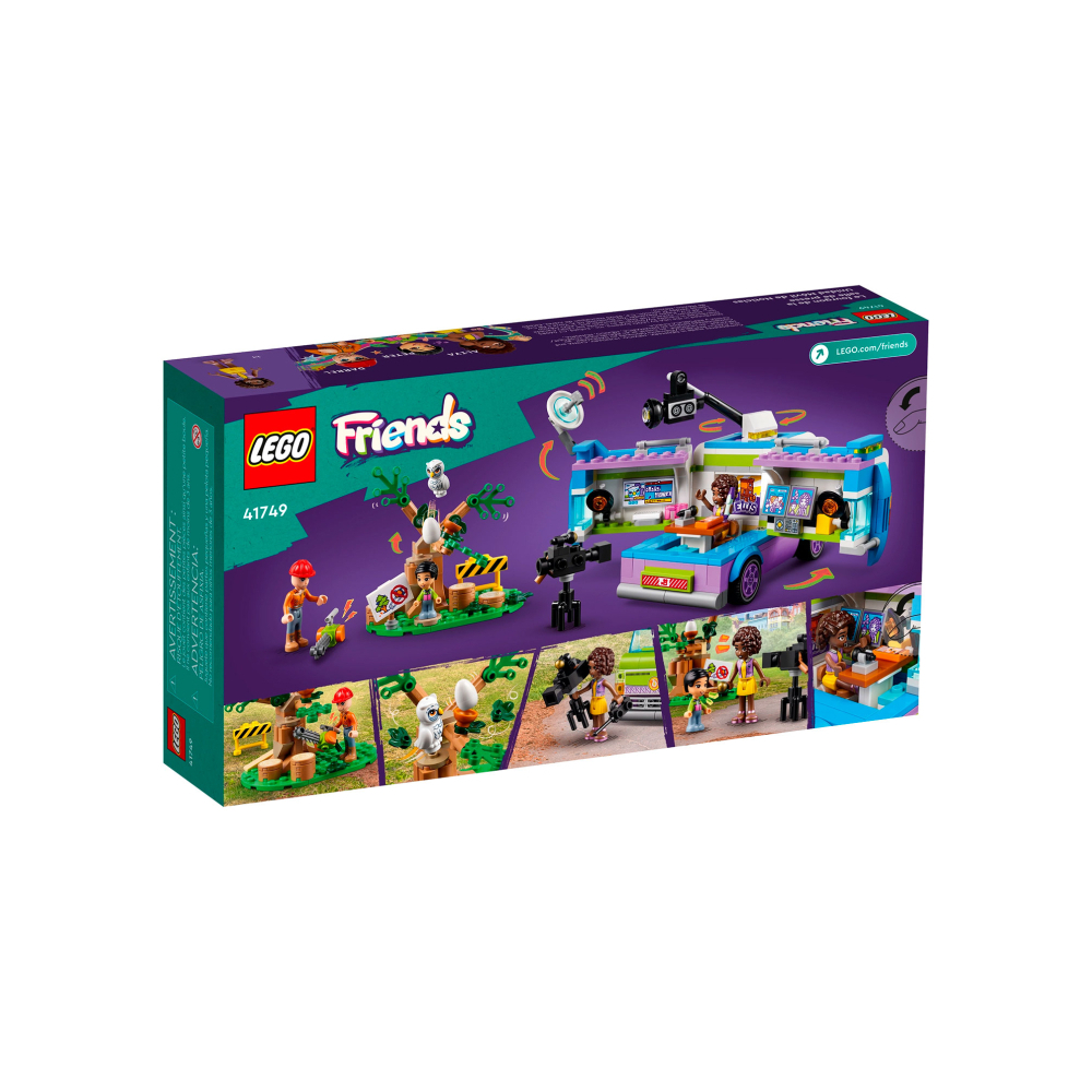 Конструктор LEGO Friends Фургон репортера 41749 980 дет. - фото 2