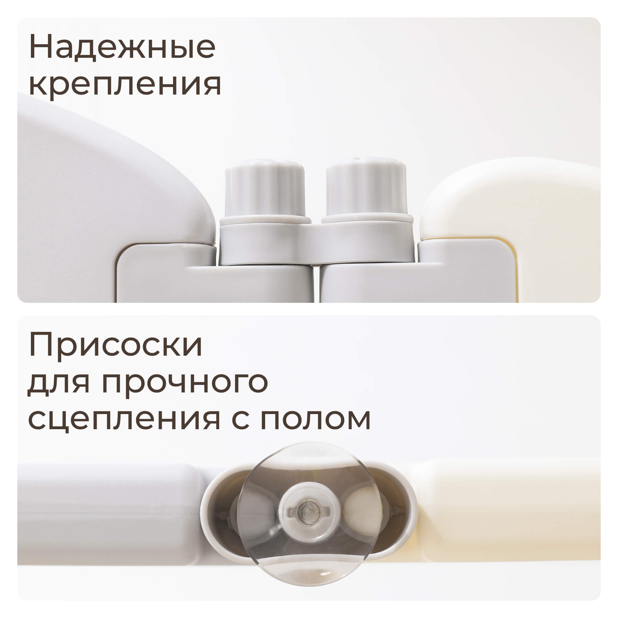 Манеж ширма UNIX Kids Ocean серый POCEAN225GY - фото 8