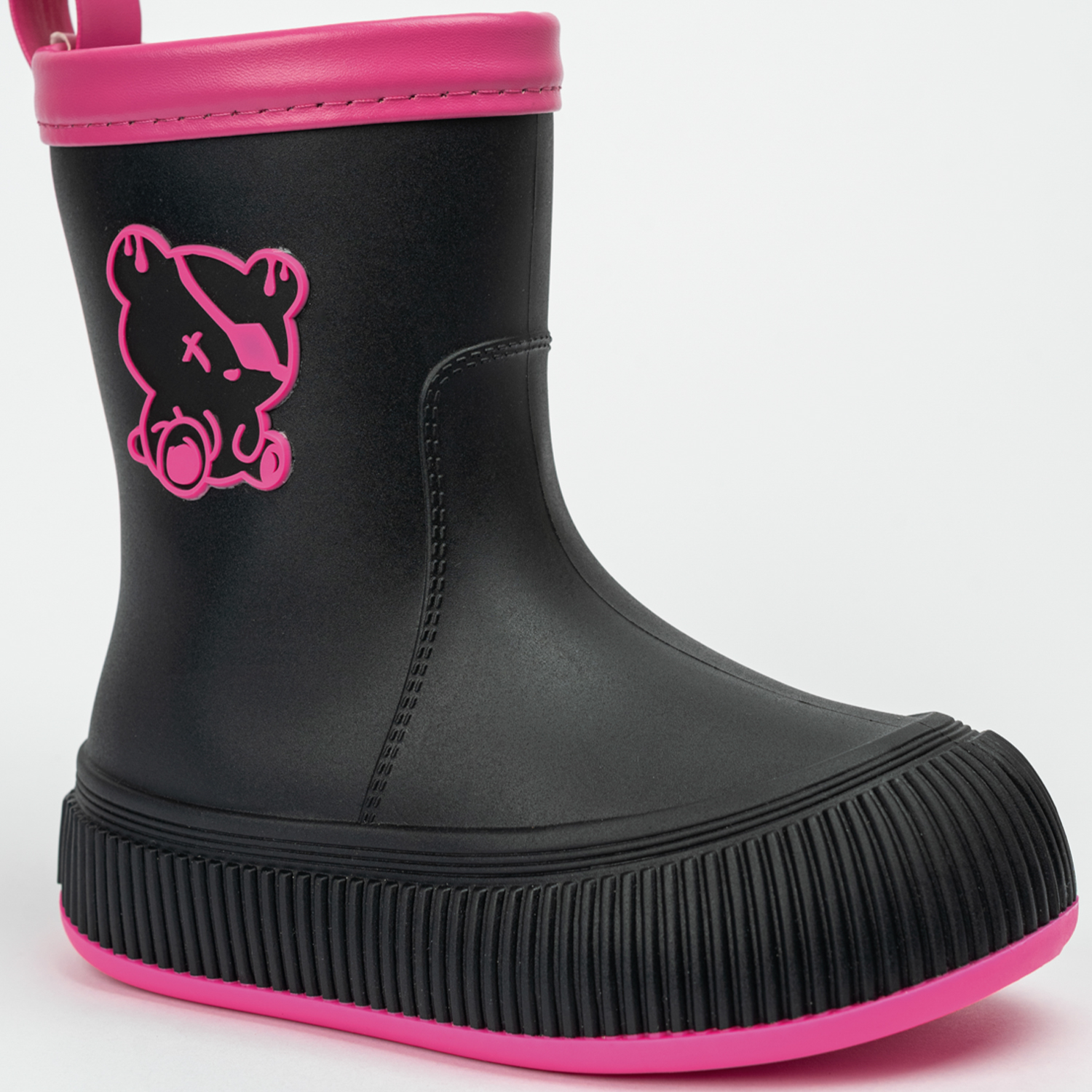 Резиновые сапоги TikkaGo 7B01_2025-01_black-fuxia - фото 4