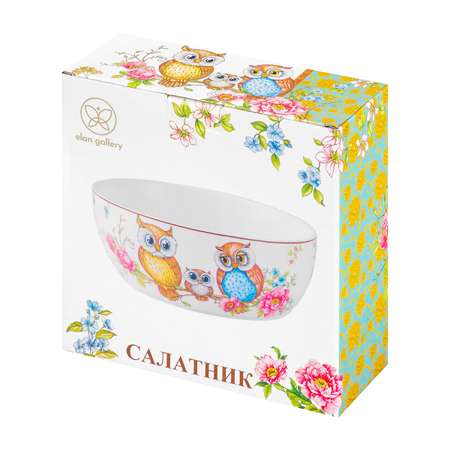 Салатник Elan Gallery 1.7 л Совушки