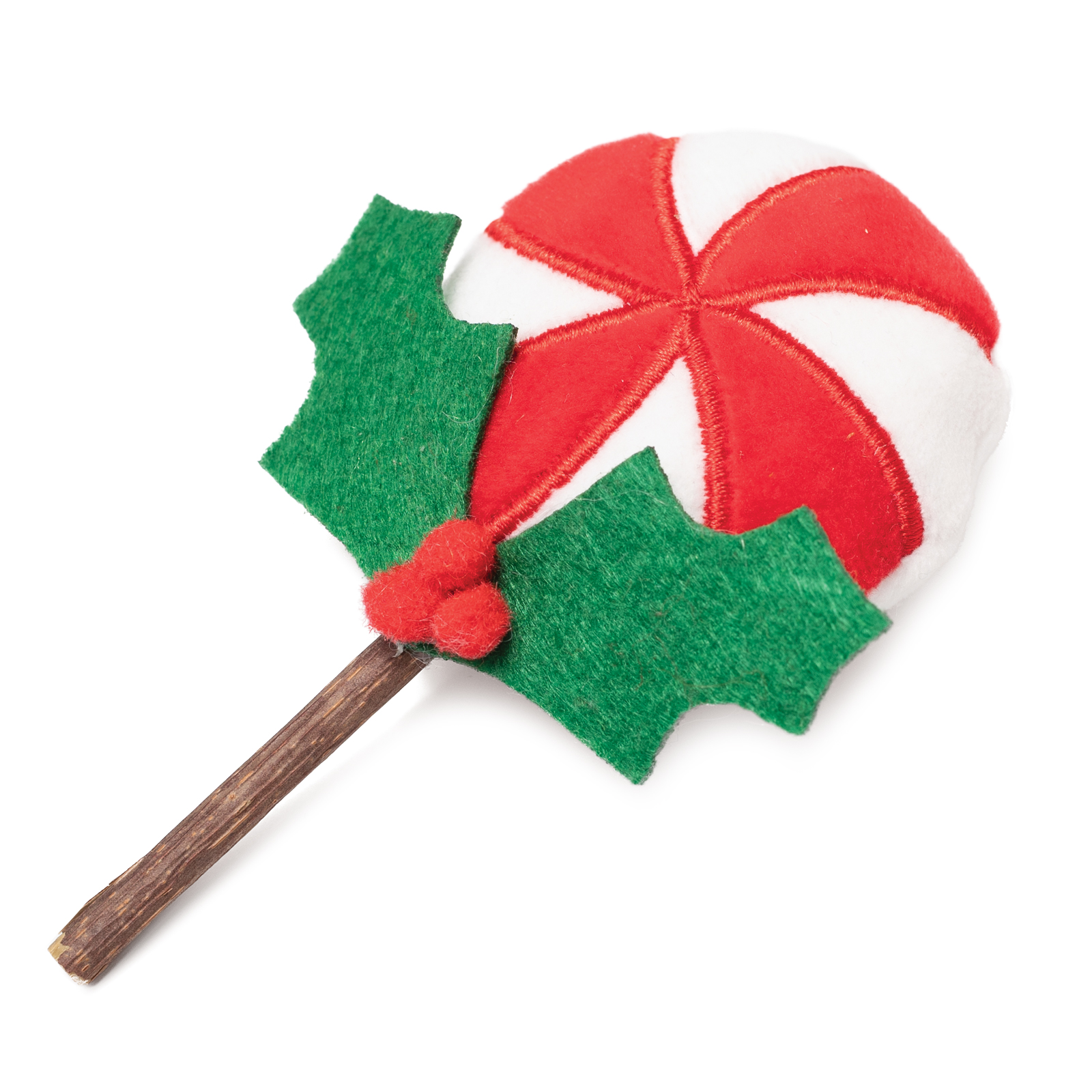 Игрушка для кошек Triol New Year Леденец на палочке 11см - фото 1