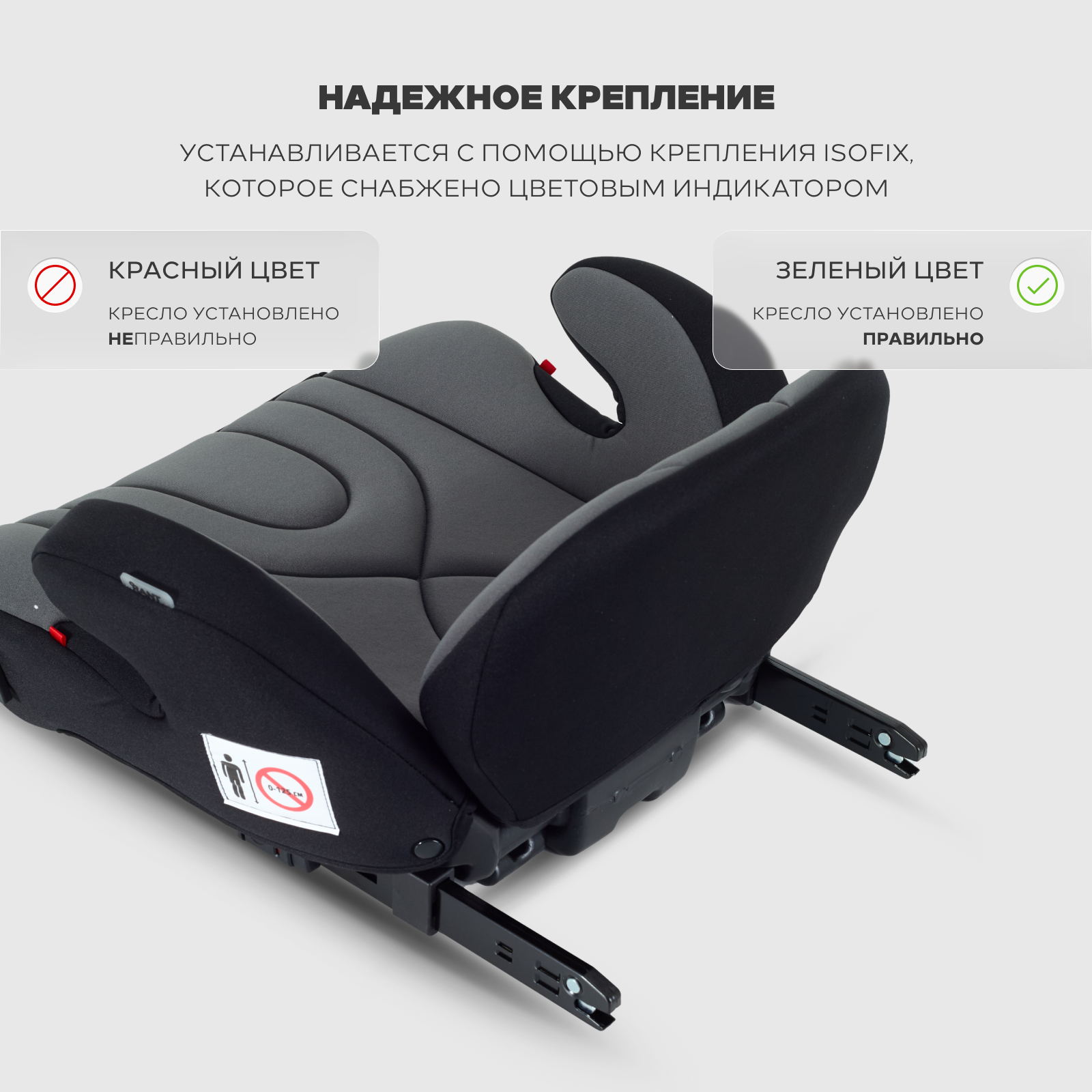 Автокресло Rant Micro max Isofix 3 (22-36 кг) хаки - фото 3