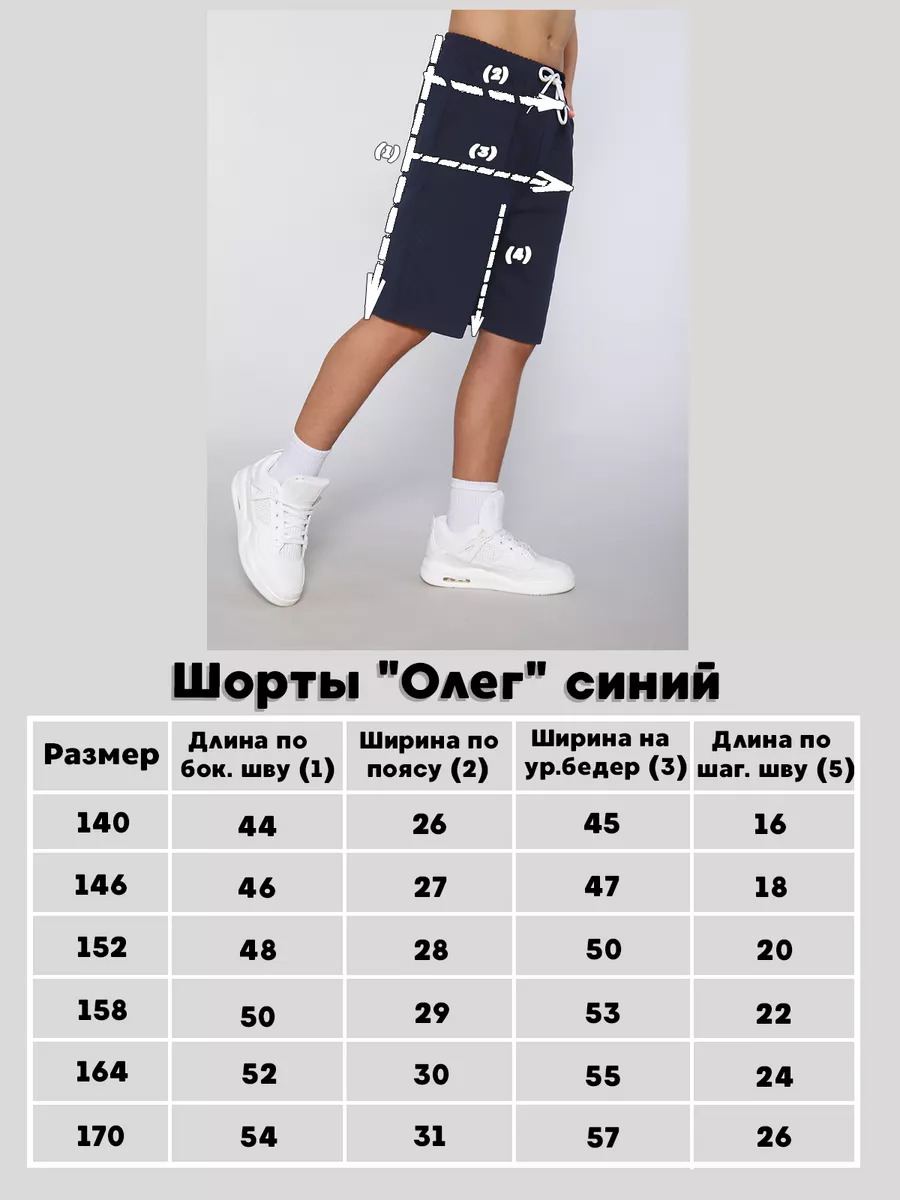 Шорты ЛАДОШКИ Шорты Олег синий - фото 4