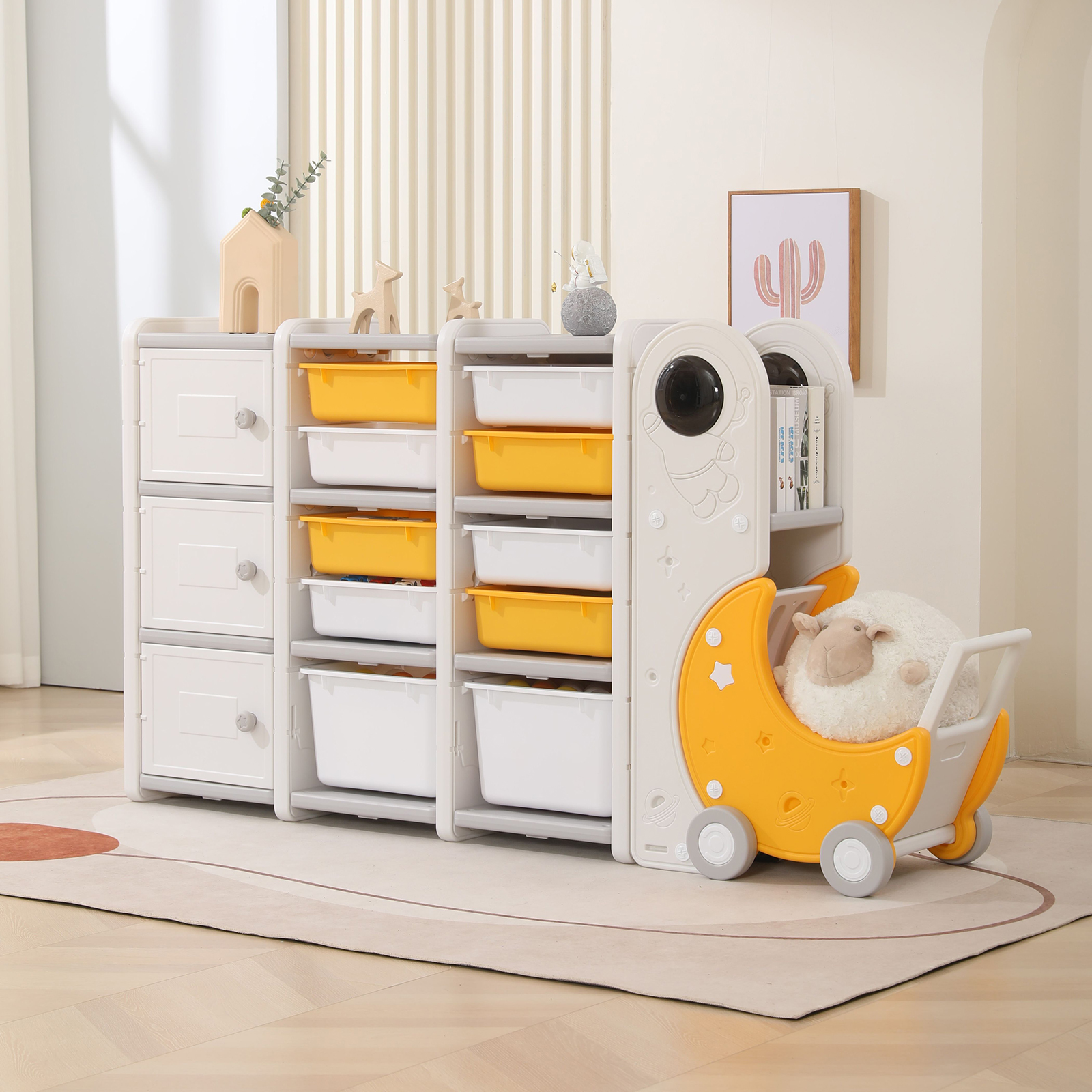 Коляска-люлька для кукол UNIX Kids PPCARTMOON - фото 9