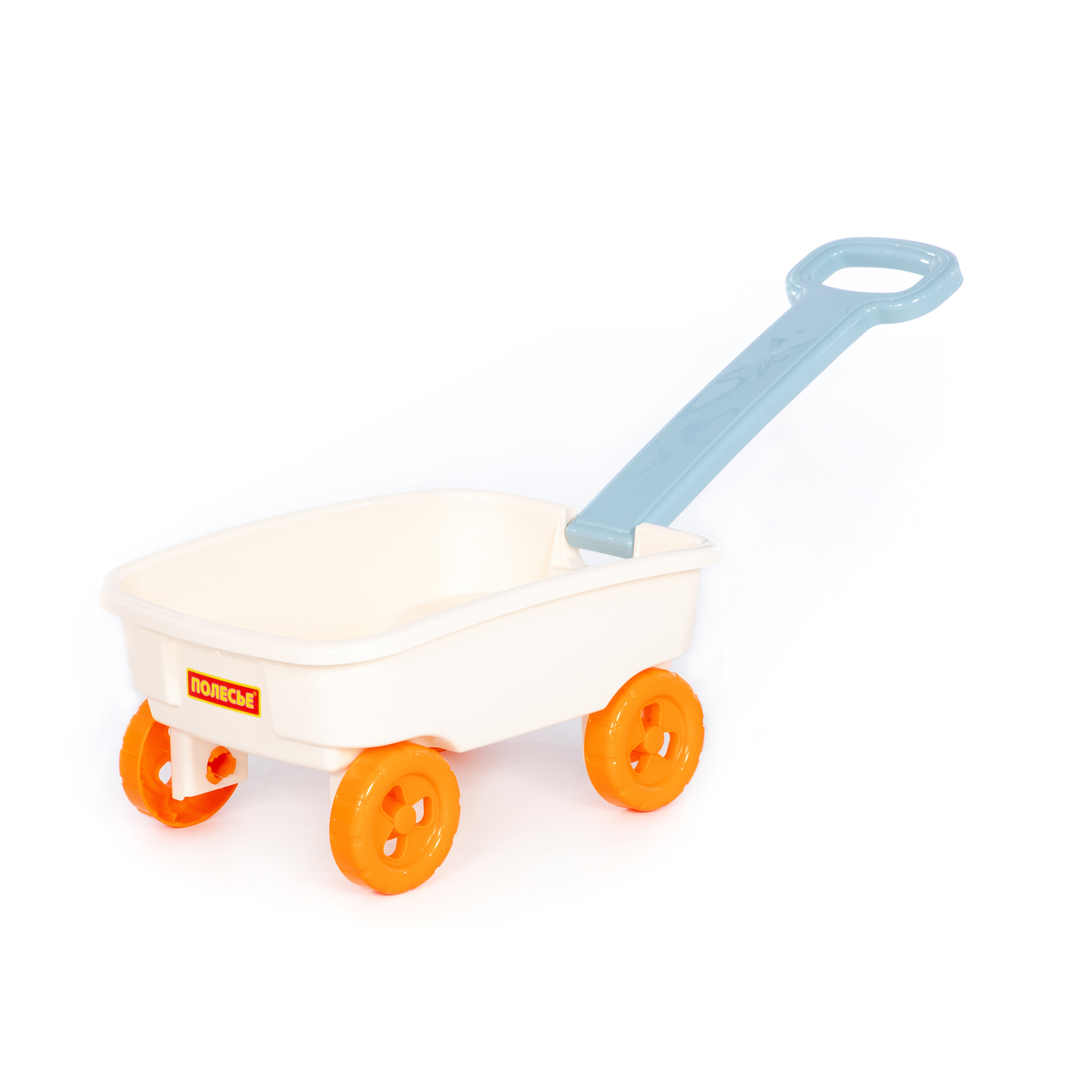 Тележка Полесье с ручкой 1 предм. - фото 1