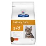 Корм для кошек HILLS 1,5кг Prescription Diet s/d Urinary Care для МКБ с курицей сухой