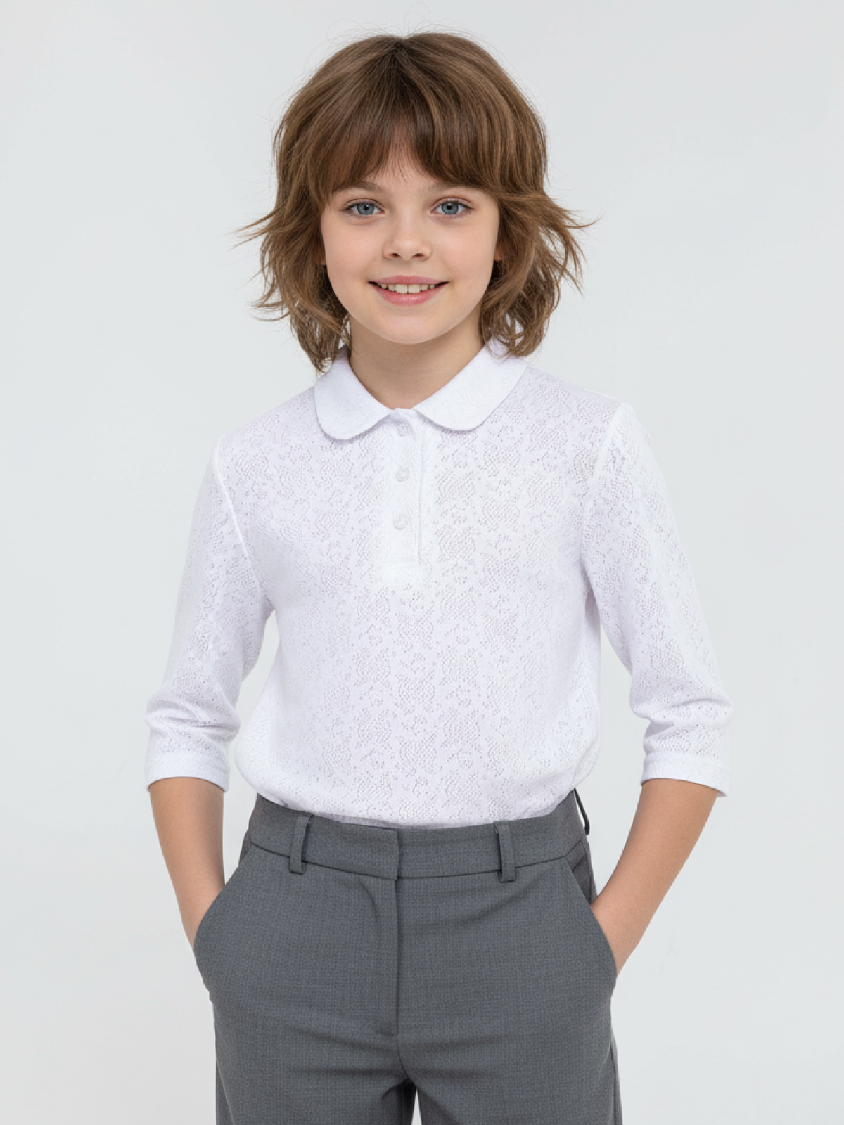 Блузка Ladno 240тр/белый - фото 1