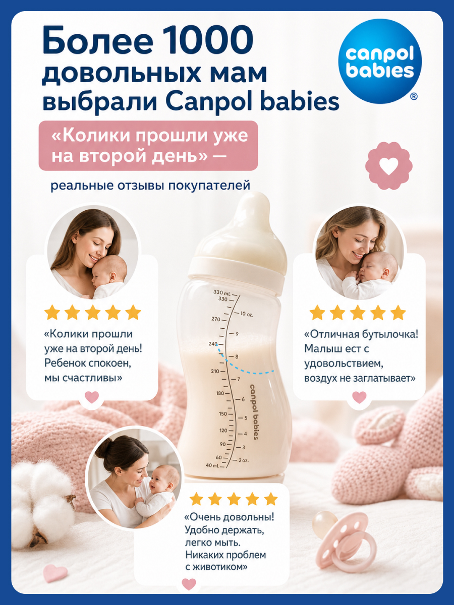 Бутылочка Canpol Babies 310 мл - фото 6