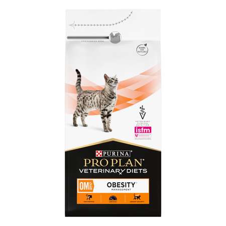 Корм для кошек Purina Pro Plan Veterinary diets OM при ожирении 1.5кг