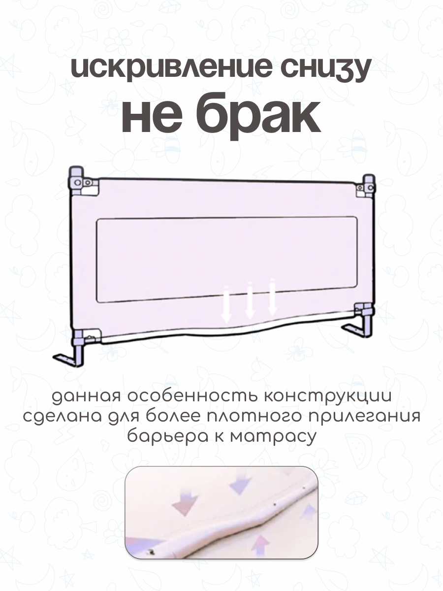 Барьер-ограничитель CINLANKIDS 180 см - фото 3