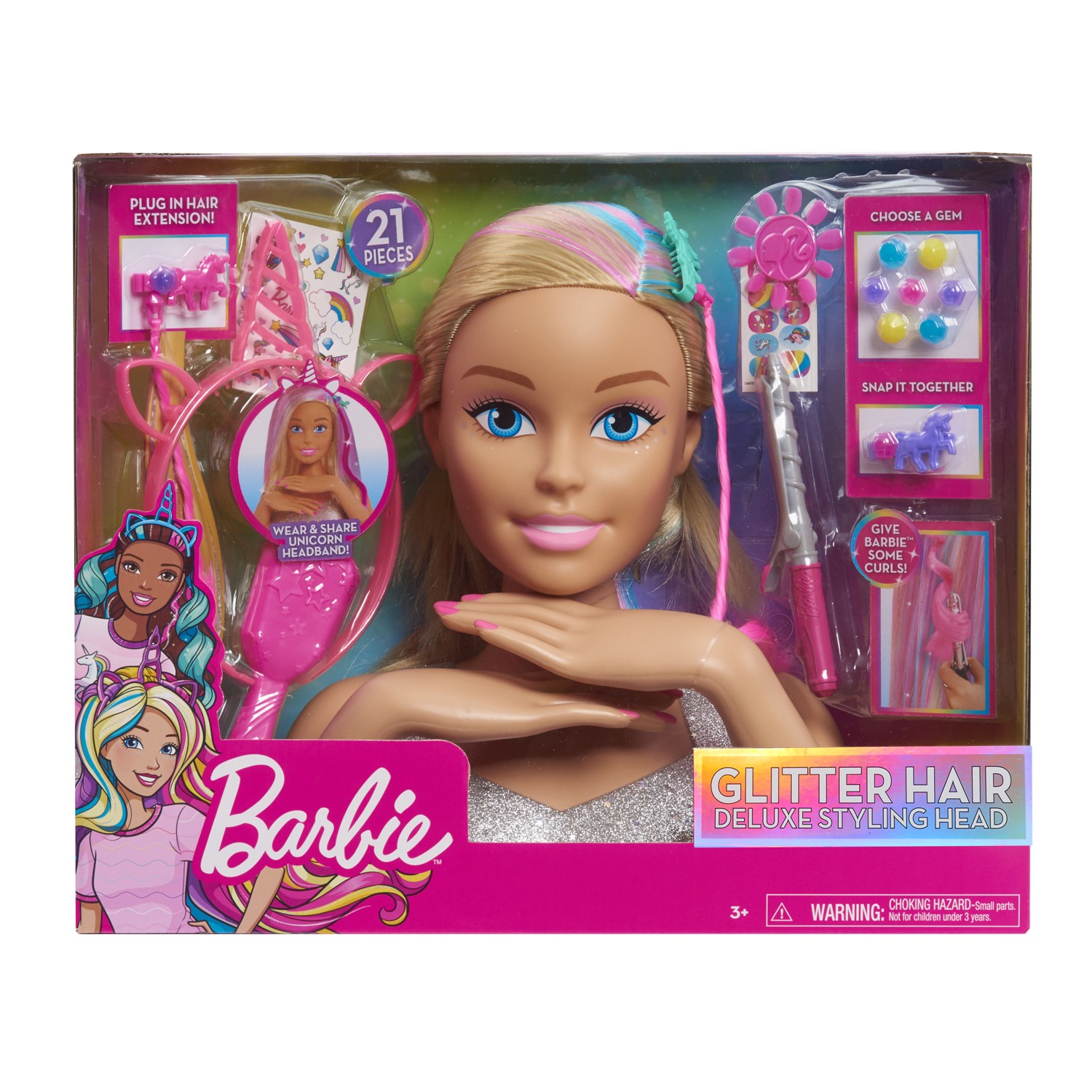 Игрушка Barbie торс для причесок Делюкс Блондинка - фото 2